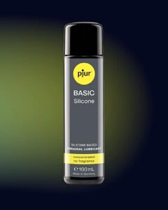 Pjur Basic silicone-based anal lubricant: long-lasting, water-resistant, condom-safe lube, not for silicone toys